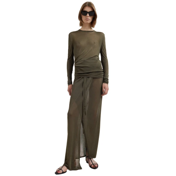 The Frankie Shop Kazel Cropped Thin Knit Top