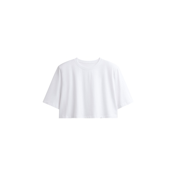 The Frankie Shop Kelan Padded Cropped Tee