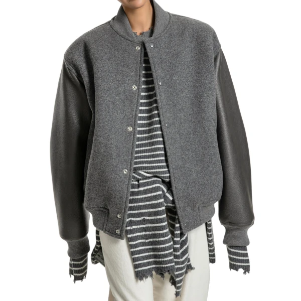 The Frankie Shop Kerava Oversized Bomber Jacket