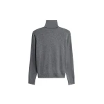 Koler Padded Knit Turtleneck in Grey by The Frankie Shop – Knitwear The Frankie Shop Koler Padded Knit Turtleneck