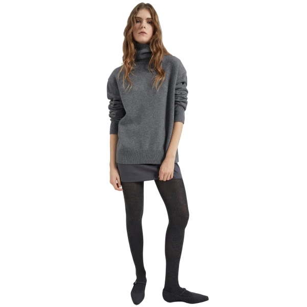 The Frankie Shop Koler Padded Knit Turtleneck
