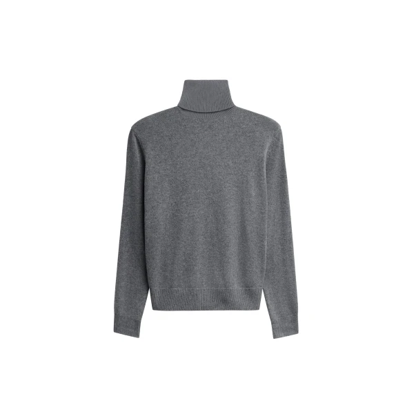 Koler Padded Knit Turtleneck in Grey
