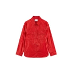 The Frankie Shop Laconi Lustrous Padded Shirt