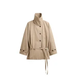 The Frankie Shop Lahti Belted Short Coat