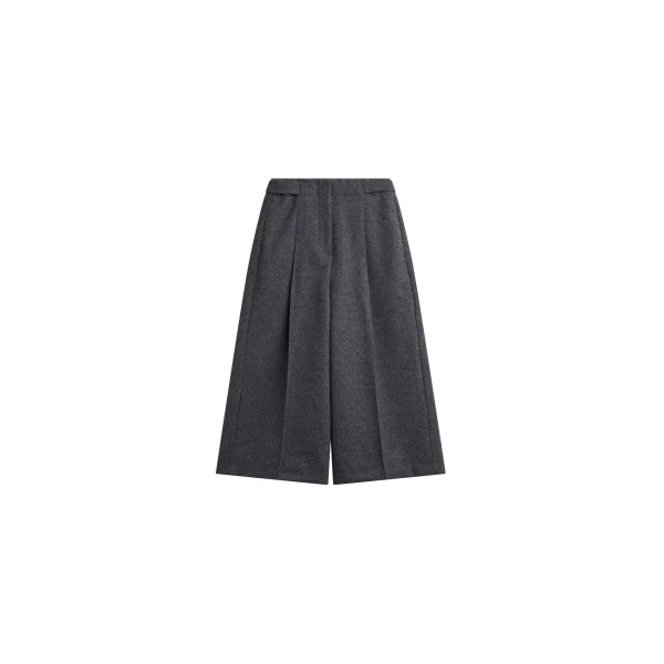The Frankie Shop Leher Tailored Wool Culottes