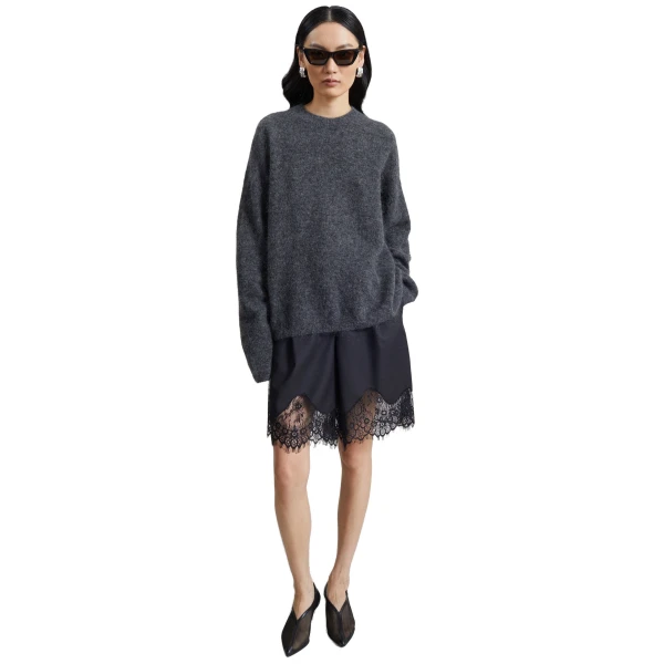 The Frankie Shop Lido Lace Bermuda Shorts