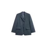 The Frankie Shop Lioni Oversized Padded Blazer