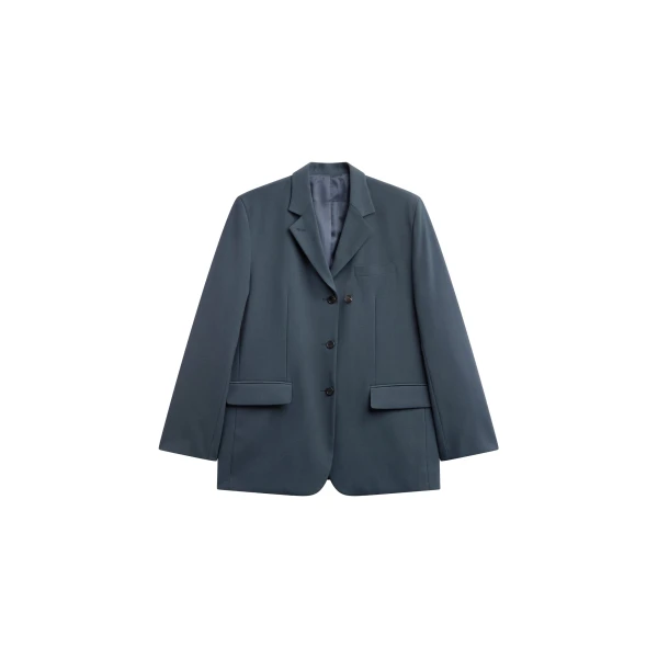 The Frankie Shop Lioni Oversized Padded Blazer