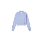 The Frankie Shop Lison Cropped Shirt