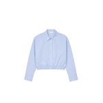 The Frankie Shop Lison Cropped Shirt