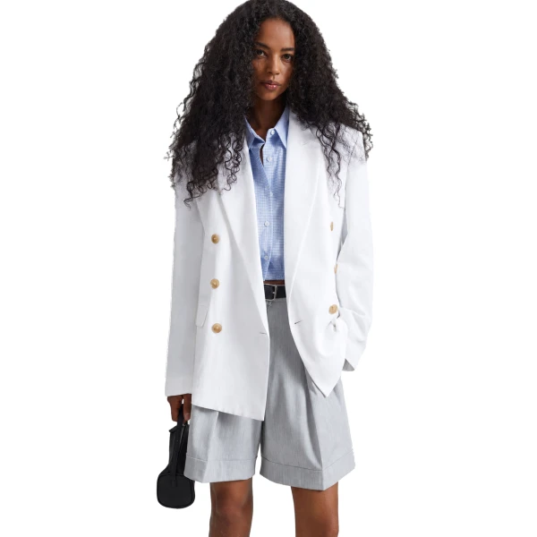 The Frankie Shop Lison Cropped Shirt