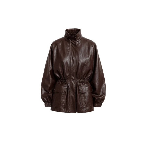 The Frankie Shop Lommel Faux Leather Jacket