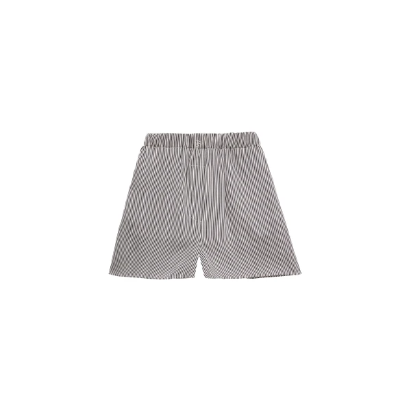 The Frankie Shop Lui Striped Silk Boxer Shorts
