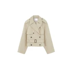The Frankie Shop Mads Cropped Trench