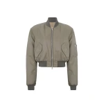 The Frankie Shop Mati Cropped Padded Bomber
