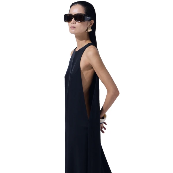 black jumpsuit