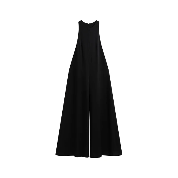 Mayan Wide Leg Jumpsuit in Black