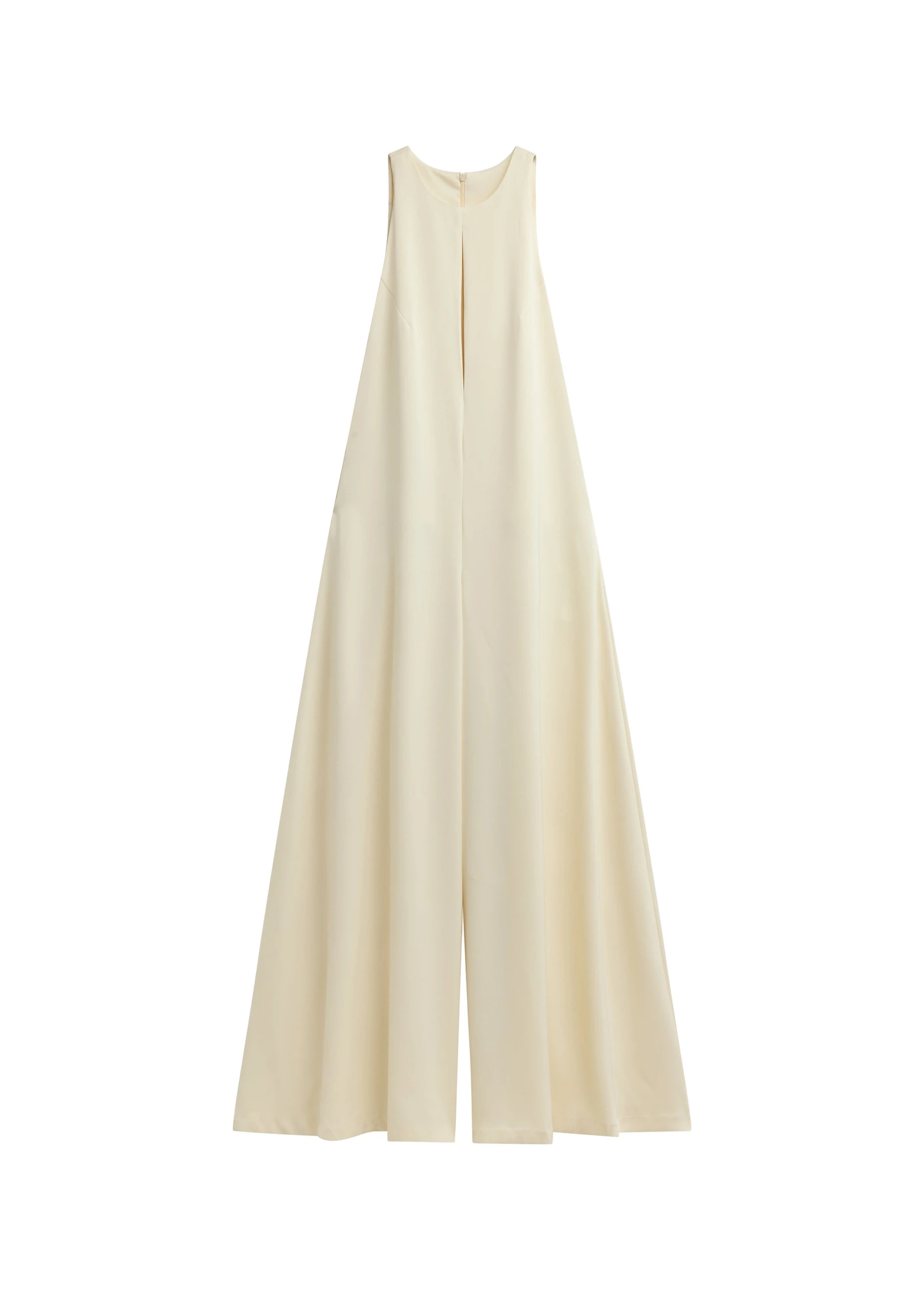 Mayan Wide Leg Jumpsuit in Ivory by The Frankie Shop – Jumpsuit The Frankie Shop Mayan Wide Leg Jumpsuit