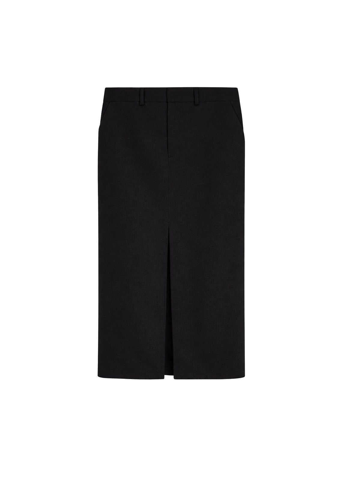 Maybelle Front Slit Pencil Skirt in Black by The Frankie Shop – Skirts The Frankie Shop Maybelle Front Slit Pencil Skirt