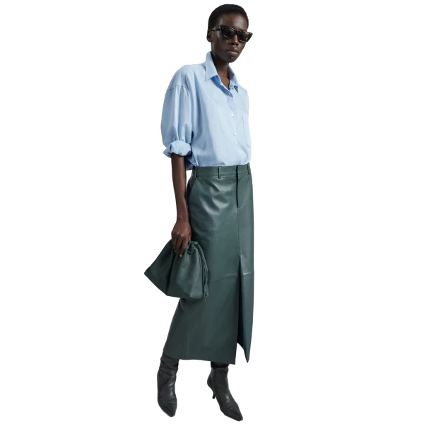 bottle green skirts