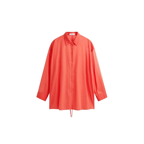 The Frankie Shop Melia Open-Back Shirt