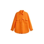 The Frankie Shop Miery Linen Oversized Shirt