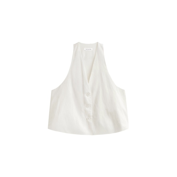 The Frankie Shop Miglia Linen Trapeze Vest