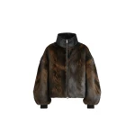 The Frankie Shop Milano Fur Bomber Jacket