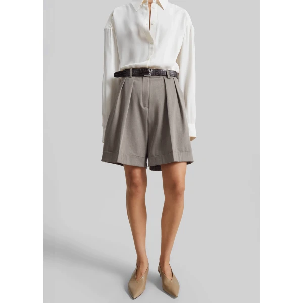 taupe shorts