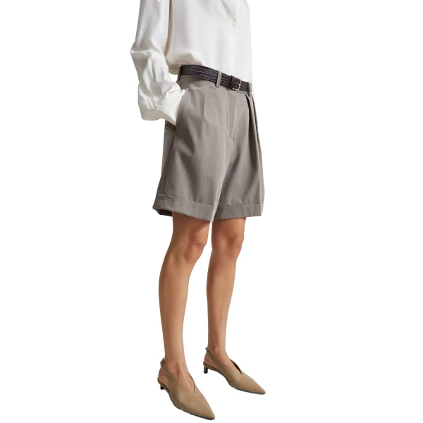 The Frankie Shop Mirbel Pleated Shorts