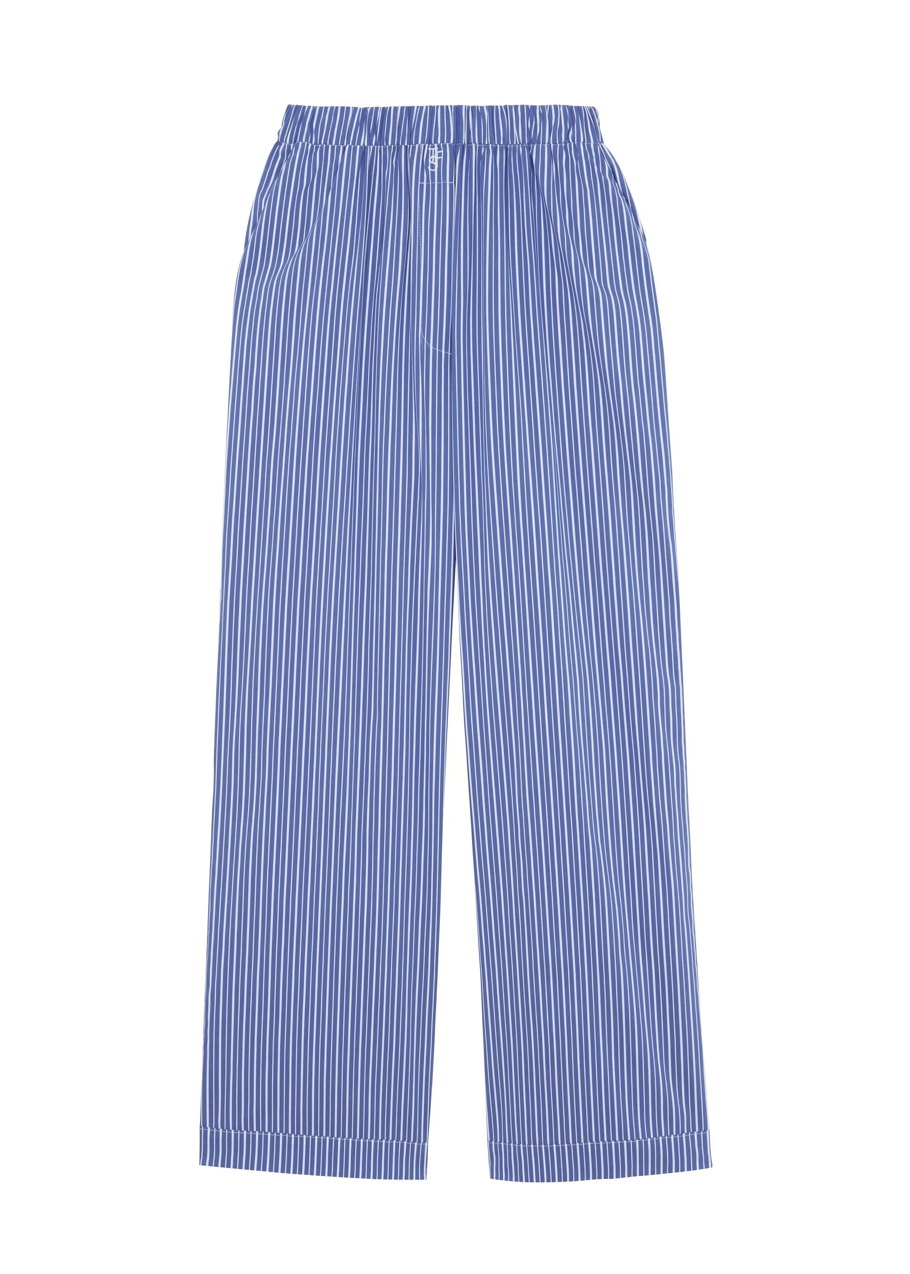 Mirca Elastic Pants in Blue Multi Stripe by The Frankie Shop – Pants The Frankie Shop Mirca Elastic Pants
