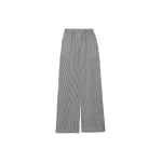 Mirca Striped Silk Elastic Pants in Black and White Stripe by The Frankie Shop – Pants The Frankie Shop Mirca Striped Silk Elastic Pants