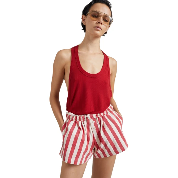 The Frankie Shop Mireval Cotton Boxer Shorts