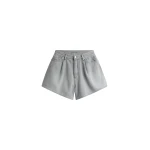 Mojave Pleated Denim Shorts in Grey Wash by The Frankie Shop – Shorts The Frankie Shop Mojave Pleated Denim Shorts
