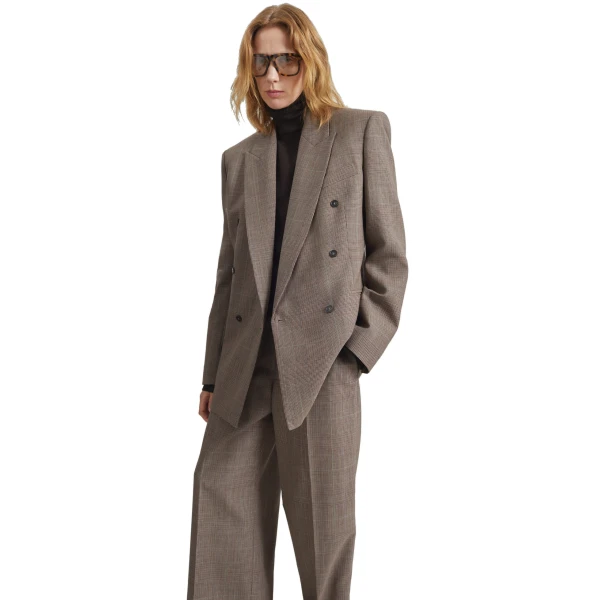 The Frankie Shop Monterey Structured Wool Blazer
