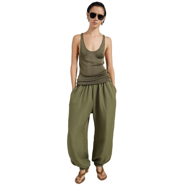 The Frankie Shop Morat Linen Balloon Pants