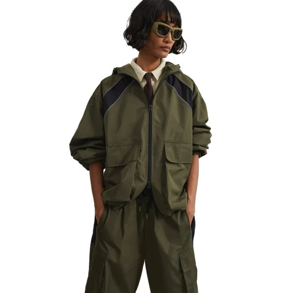 The Frankie Shop Navan Windbreaker Cargo Jacket