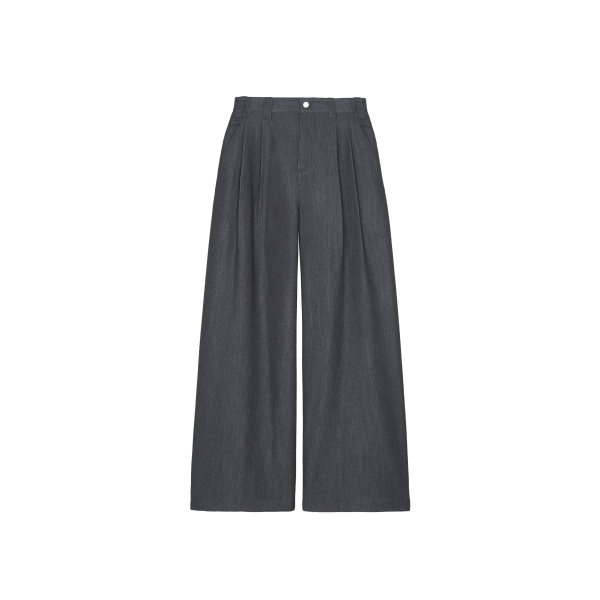 The Frankie Shop Nellore Pleated Denim Pants