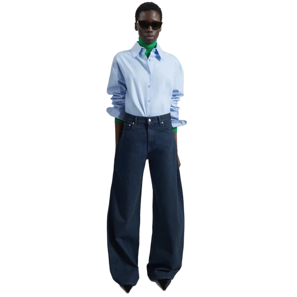 The Frankie Shop Nick Barrel Leg Jeans