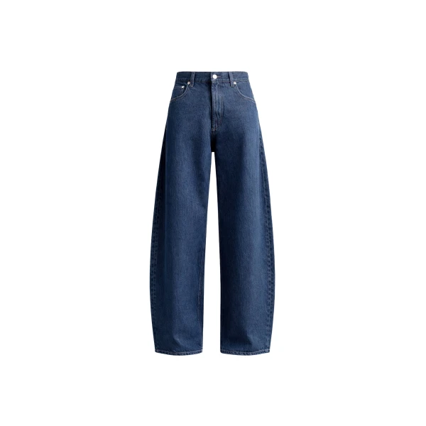 Nick Barrel Leg Jeans in Medium Wash