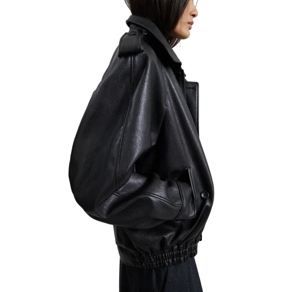 The Frankie Shop Nyland Faux Leather Padded Jacket