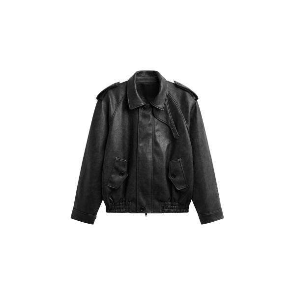 The Frankie Shop Nyland Faux Leather Padded Jacket