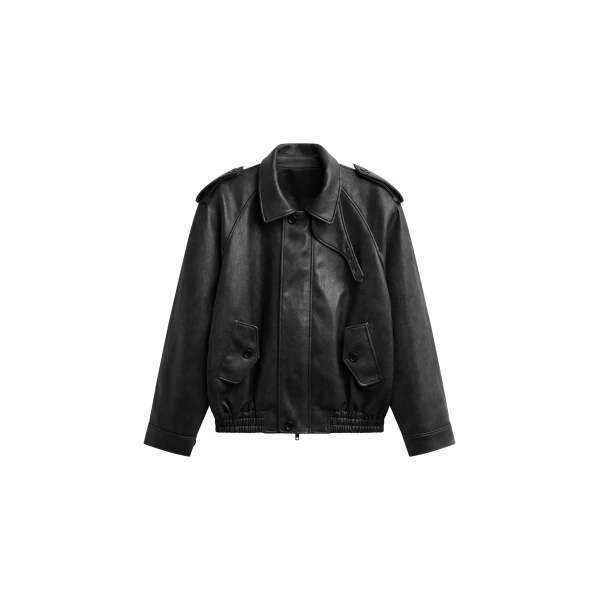 The Frankie Shop Nyland Faux Leather Padded Jacket