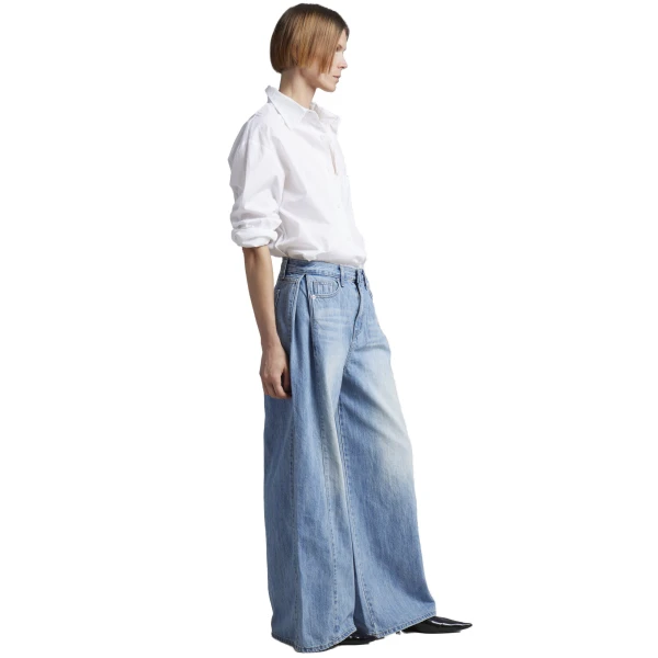 The Frankie Shop Oakley Wide Leg Jeans