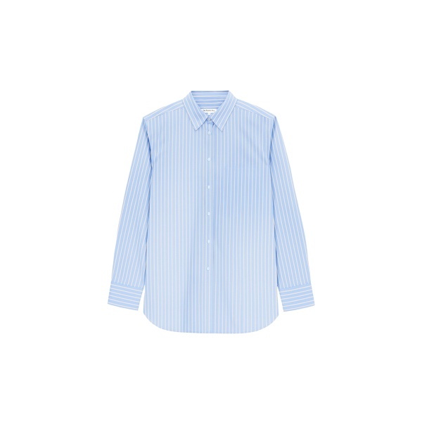 The Frankie Shop Oana Cotton Padded Shirt