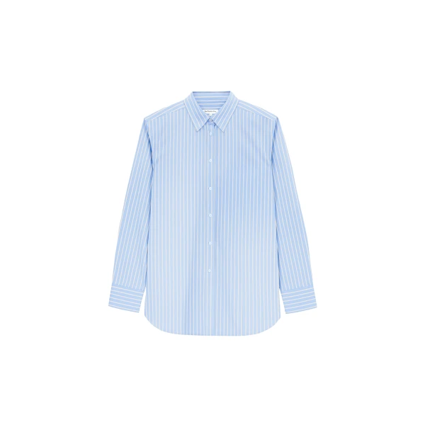 The Frankie Shop Oana Cotton Padded Shirt
