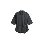 The Frankie Shop Odesa Belted Shirt