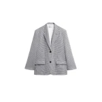 The Frankie Shop Olivella Oversized Padded Blazer