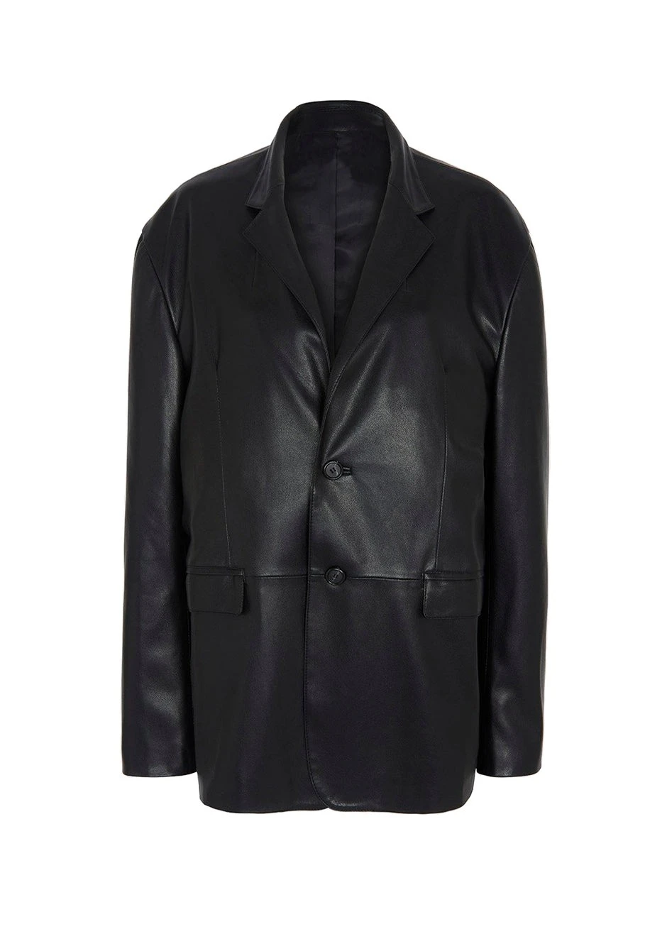 Olympia Blazer in Black by The Frankie Shop – Jackets The Frankie Shop Olympia Blazer