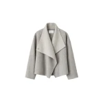 The Frankie Shop Onelle Wool Reversible Short Coat